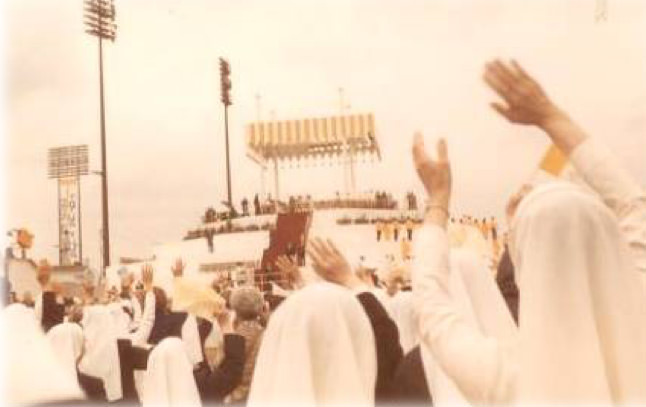 Visite du Pape Jean-Paul II